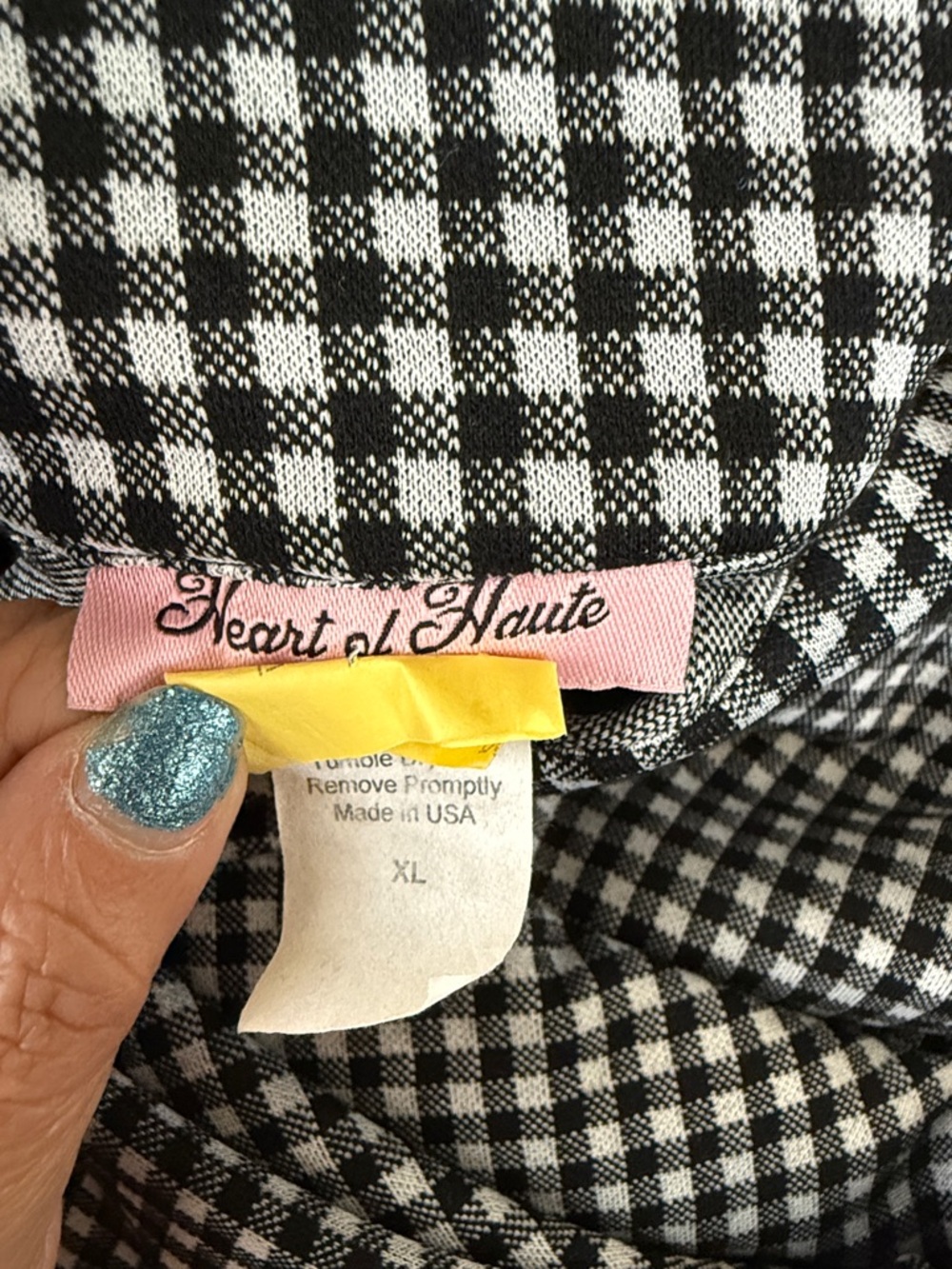 Heart of Haute B&W Checked Suit - L/XL - Picture 8 of 8